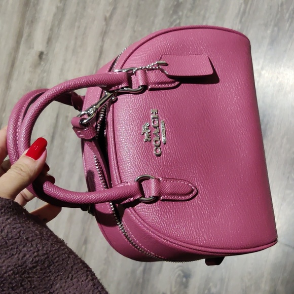 NWT! Sydney Satchel in SVR/Light Raspberry $344.99 /#CA202 - Picture 2 of 5